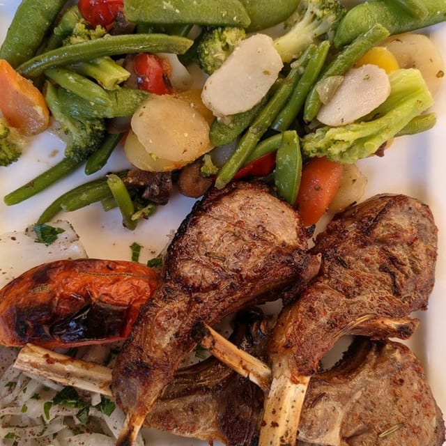 Lamb chops.