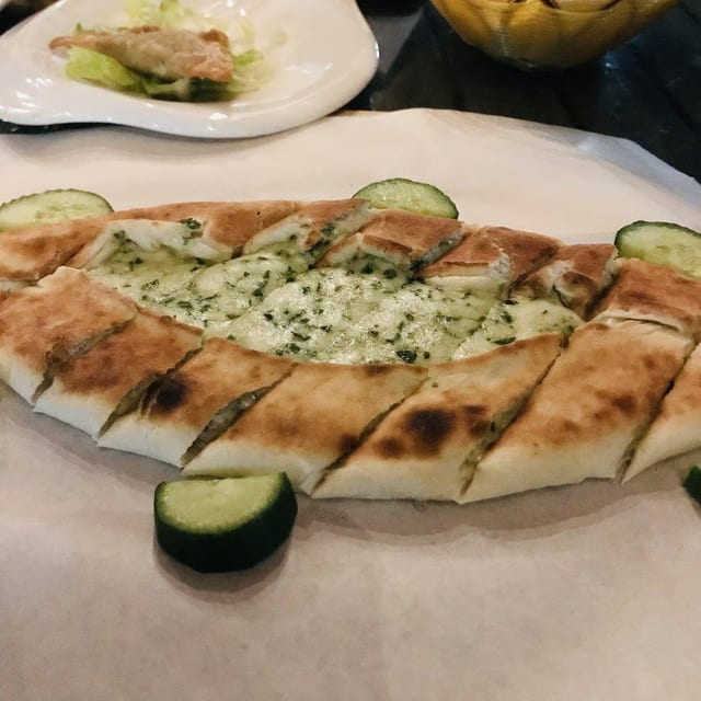 Cheese sujuk boat.