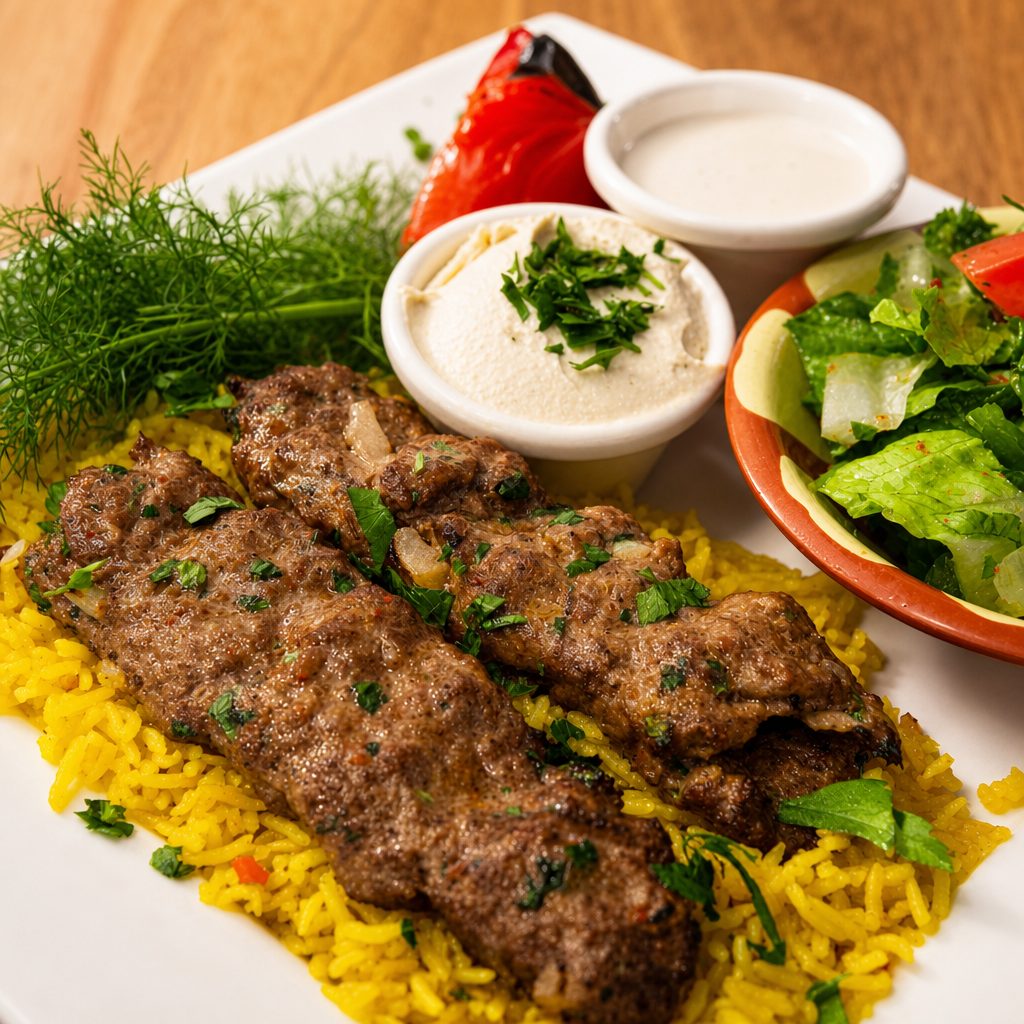 Koftah kebab.