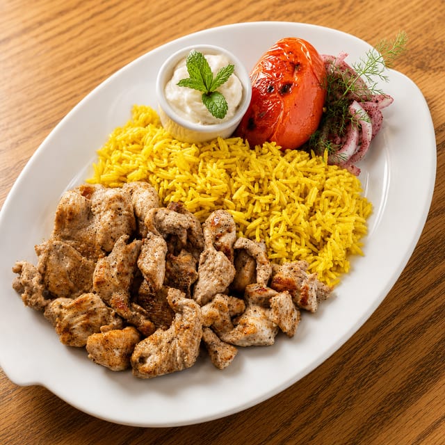 Shawarma (beef or chicken).