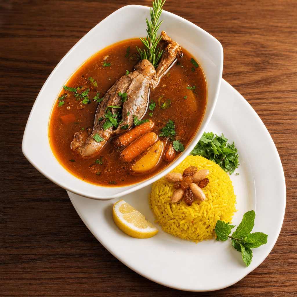 Lamb shank.
