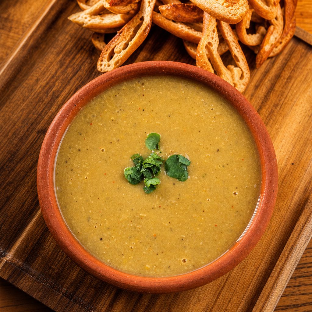 Lentil soup.