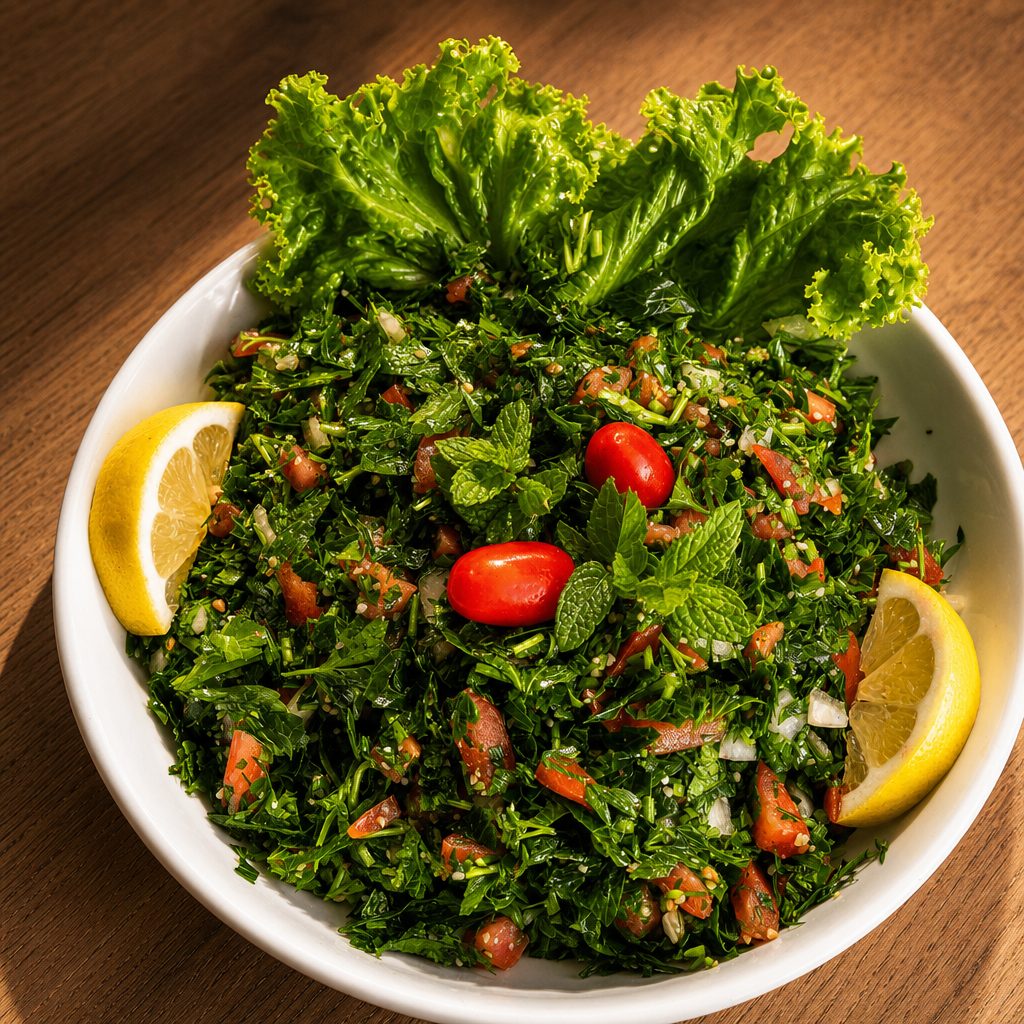 Side of tabbouleh.