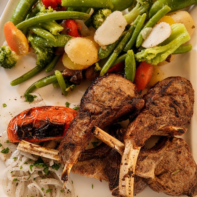 Lamb chops.
