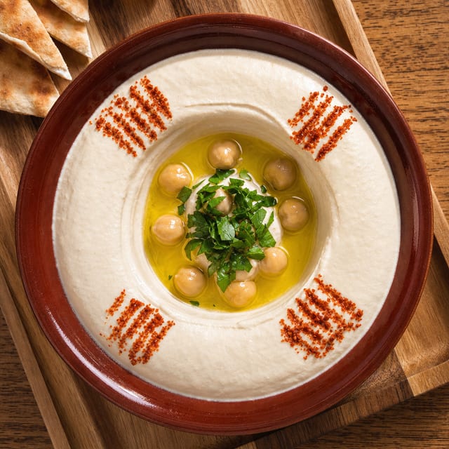 Side of hummus.