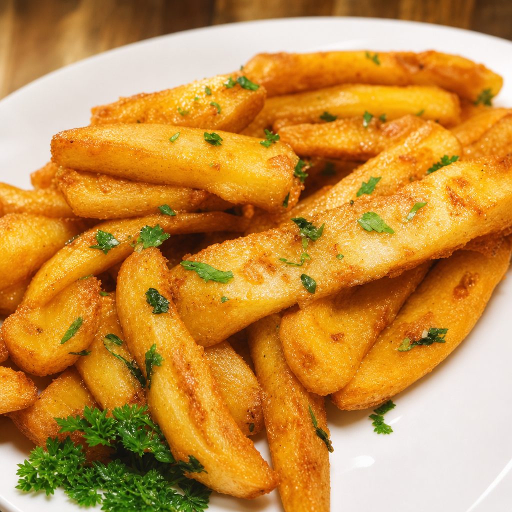 The garden spicy fries.