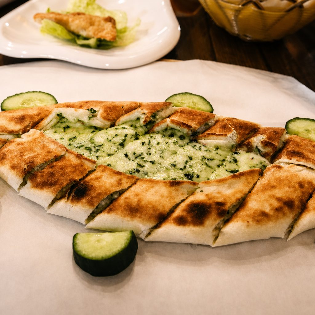 Cheese sujuk boat.