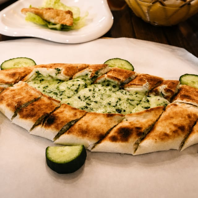 Cheese sujuk boat.