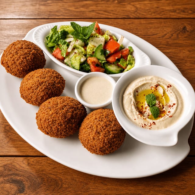 Vegetarian lunch platter special.