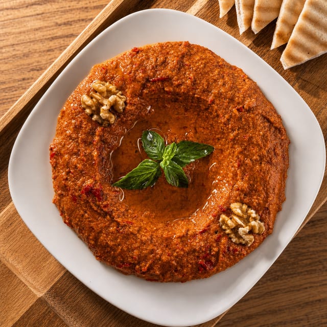 Mohamarh with cheese.