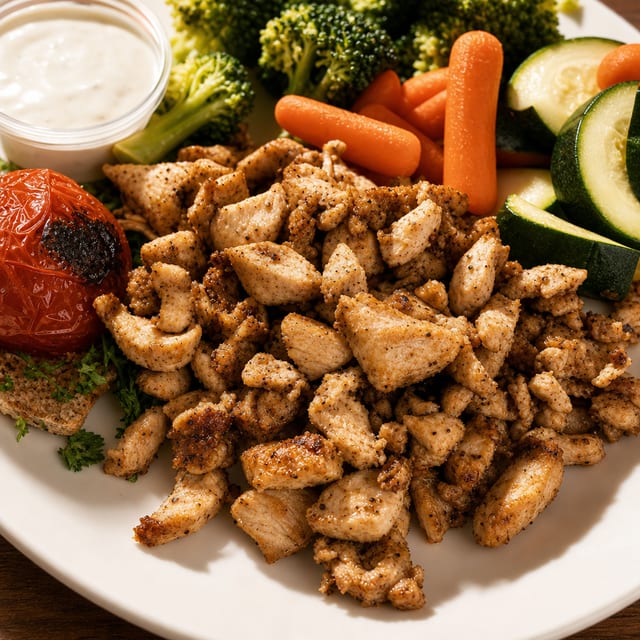 Chicken shawarma wrap.